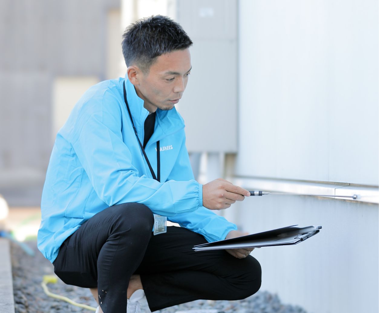 ウォッシャーズ代表取締役 小池聡の姿