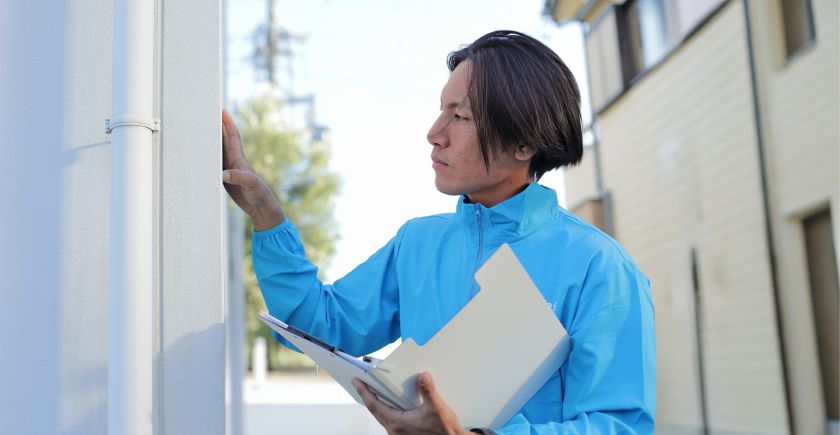 建物の構造、材料、劣化のメカニズムを知り尽くしたプロとして、汚れの原因や構造への影響を厳格に診断。単に掃除をするだけでなく、建物の今の状態を正しく見極めて最適なメンテナンス方針を導き出す、専門家の視点と誠実な姿勢を表現。