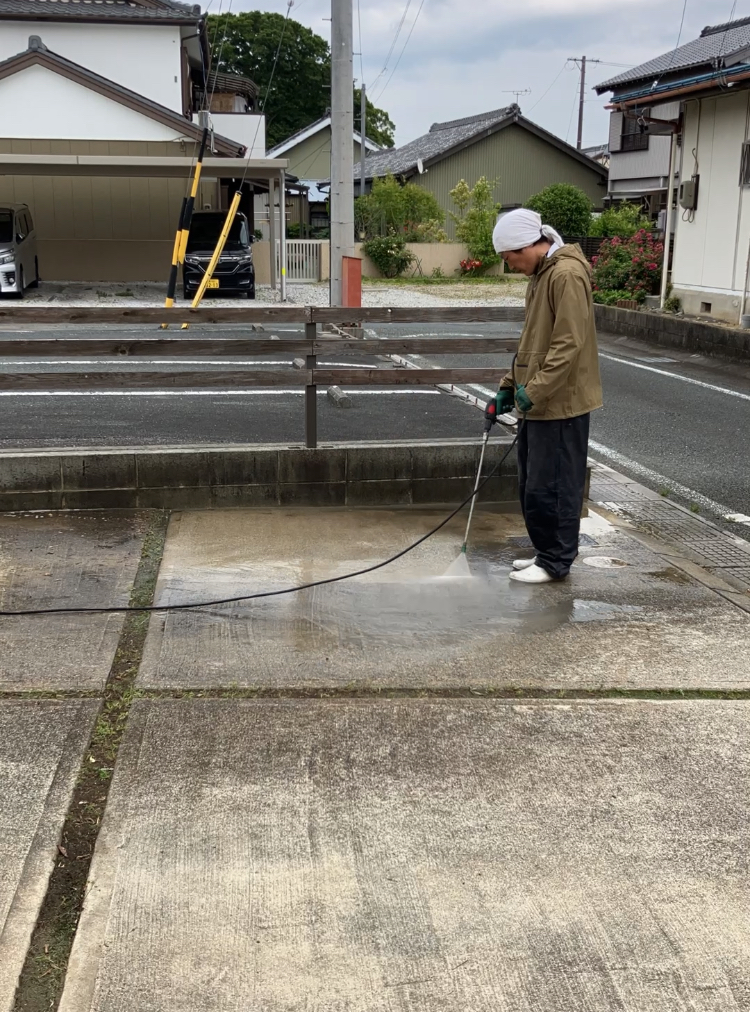 土間洗浄