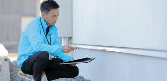 外壁診断士による劣化調査