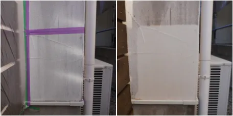 外壁洗浄テスト