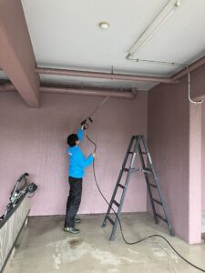 名古屋市　名東区　マンション共有部の洗浄