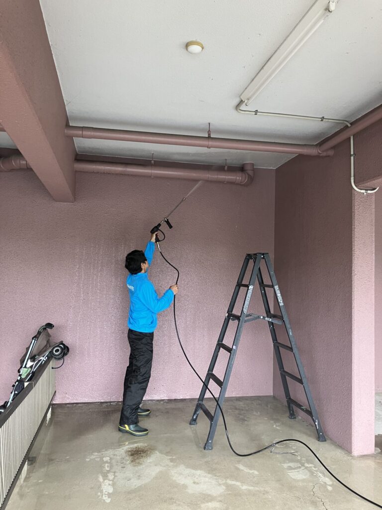 名古屋市 名東区 マンション共有部の洗浄