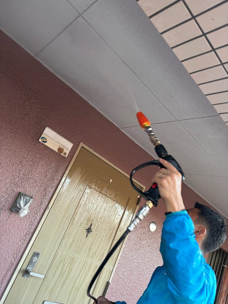 名古屋市名東区 マンション共有部の洗浄